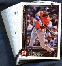 2025 Topps Houston Astros Baseball Cards Team Set