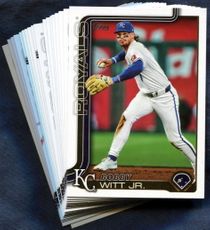 2025 Topps Kansas City Royals Baseball Cards Team Set