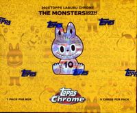 2025 Topps LABUBU Chrome The Monsters 10th Anniversary BOX