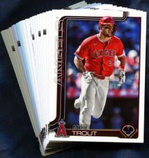 2025 Topps Los Angeles Angels Baseball Cards Team Set