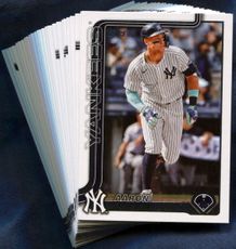 2025 Topps New York Yankees Baseball Cards Team Set