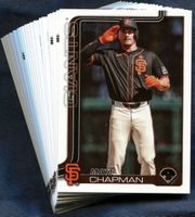 2025 Topps San Francisco Giants Baseball Cards Team Set