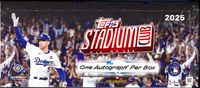 2025 Topps Stadium Club Baseball Cards Hobby Box
