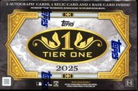 2025 Topps Tier One Baseball Cards Hobby Box