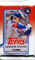 2025 Topps Update Baseball Cards Retail Pack
