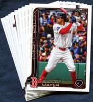 2025 Topps Update Boston Red Sox Baseball Cards Team Set