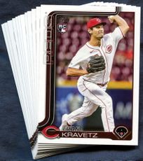 2025 Topps Update Cincinnati Reds Baseball Cards Team Set