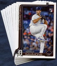 2025 Topps Update Detroit Tigers Baseball Cards Team Set