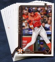 2025 Topps Update Houston Astros Baseball Cards Team Set