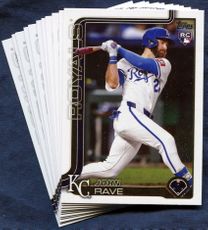 2025 Topps Update Kansas City Royals Baseball Cards Team Set