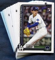 2025 Topps Update Los Angeles Dodgers Baseball Cards Team Set