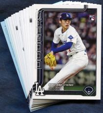 2025 Topps Update Los Angeles Dodgers Baseball Cards Team Set