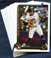 2025 Topps Update Milwaukee Brewers Baseball Cards Team Set