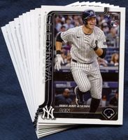 2025 Topps Update New York Yankees Baseball Cards Team Set
