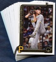 2025 Topps Update Pittsburgh Pirates Baseball Cards Team Set