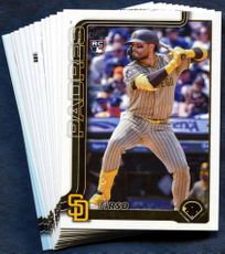 2025 Topps Update San Diego Padres Baseball Cards Team Set