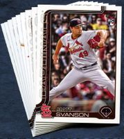 2025 Topps Update St. Louis Cardinals Baseball Cards Team Set