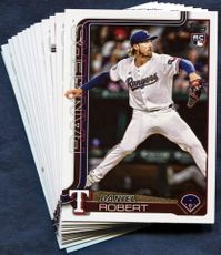 2025 Topps Update Texas Rangers Baseball Cards Team Set