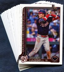 2025 Topps Update Washington Nationals Baseball Cards Team Set