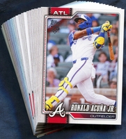 2026 Topps Atlanta Braves Baseball Cards Team Set