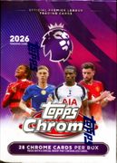 2026 Topps Chrome English Premiere League Soccer Cards Blaster Box