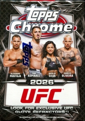 2026 Topps Chrome UFC Trading Cards Mega Box