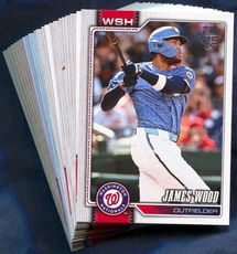 2026 Topps Washington Nationals Baseball Cards Team Set
