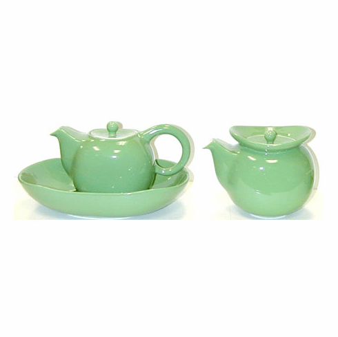 Spring Green Tea Set by Lu Yu