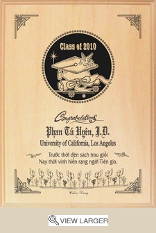 Graduation Plaque 