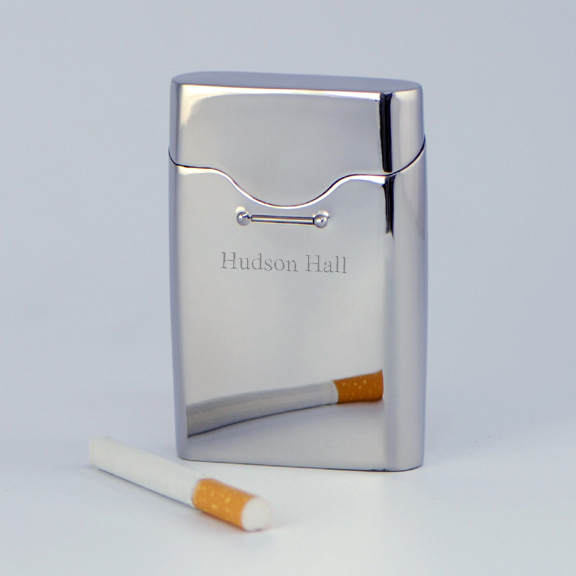 personalized cigarette case Personalized Polished Cigarette Case