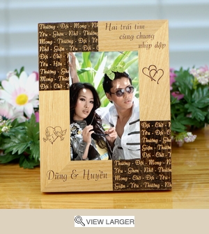 Personalized Romantic Vietnamese Frame