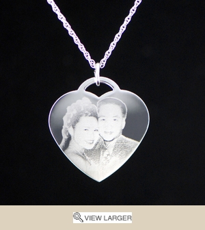 Photo Heart Pendant