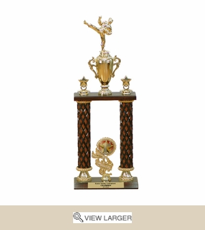 Two Columns Wood Trophy