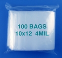 10x12 4mil clear zipper bags, pack of 100 10x12 4mil clear zipper bags, pack of 100
