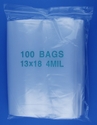 13x18 4mil clear zipper bags, pack of 100 13x18 4mil clear zipper bags, pack of 100