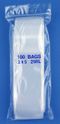 2x5 2mil clear zipper bags, pack of 100