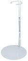 Kaiser Doll Stand #3001, white - fits 16" - 26" fashion dolls
