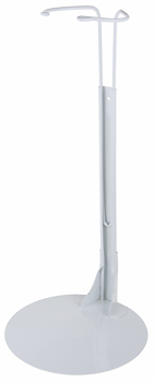 Kaiser Doll Stand #4001, white - fits 24" - 36" dolls