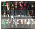Wall Mountable 24 Action Figure Mirrored Acrylic Case