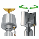 25ft (1) Piece Wind Speed 104 Mph  5 Butt Dia. x .125 Wall Thickness Internal Halyard Cam Cleat Aluminum Flagpole