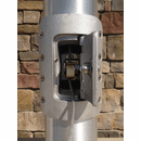 25ft (1) Piece Wind Speed 104 Mph  5 Butt Dia. x .125 Wall Thickness Internal Halyard Cam Cleat Aluminum Flagpole
