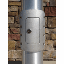 25ft (1) Piece Wind Speed 104 Mph  5 Butt Dia. x .125 Wall Thickness Internal Halyard Cam Cleat Aluminum Flagpole