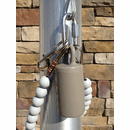 25ft (1) Piece Wind Speed 104 Mph  5 Butt Dia. x .125 Wall Thickness Internal Halyard Cam Cleat Aluminum Flagpole