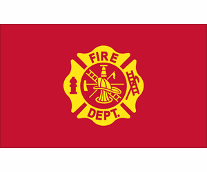 3'x5' Fire Department Nylon Flag