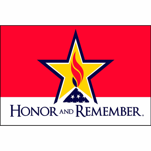 3'x5' Honor &  Remembrance Nylon Flag