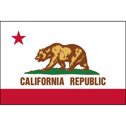 5'x8' California State Flag