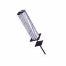 50ft (3) Piece Wind Speed 150 Mph  10 Butt Dia. x .250 Wall Thickness  Hurricane/Tornado Series Internal Halyard Winch Aluminum Flagpole