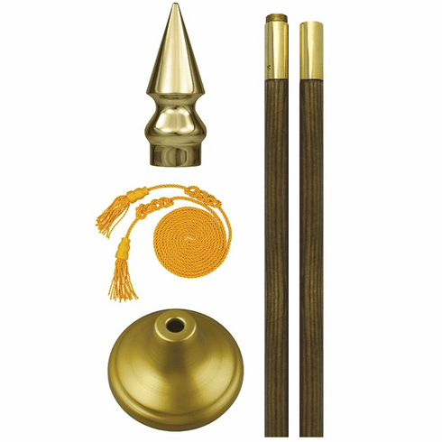 9ft  Indoor/Parade SPEAR NO FLAG Set