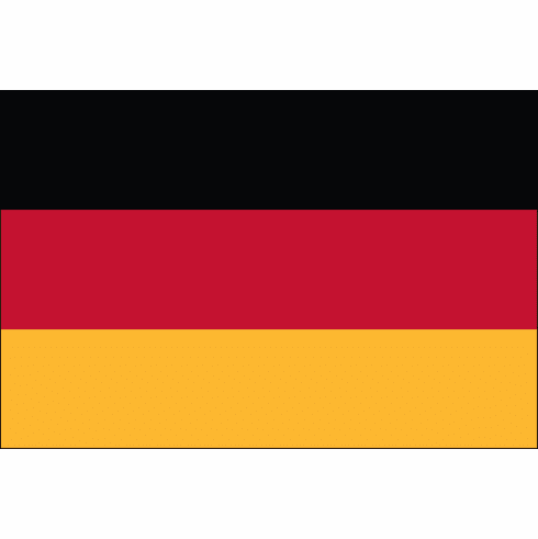 GERMANY 3'X5' Nylon World Flag