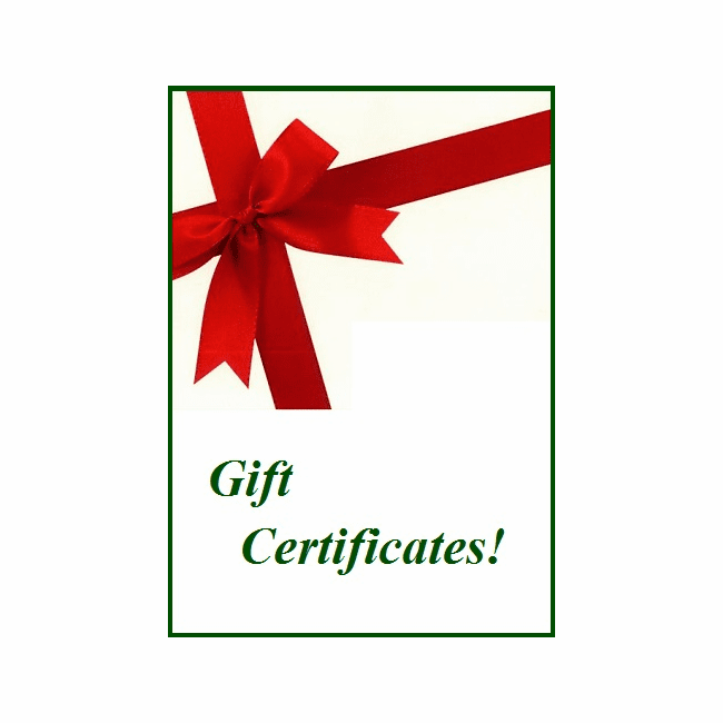 Gift Certificates